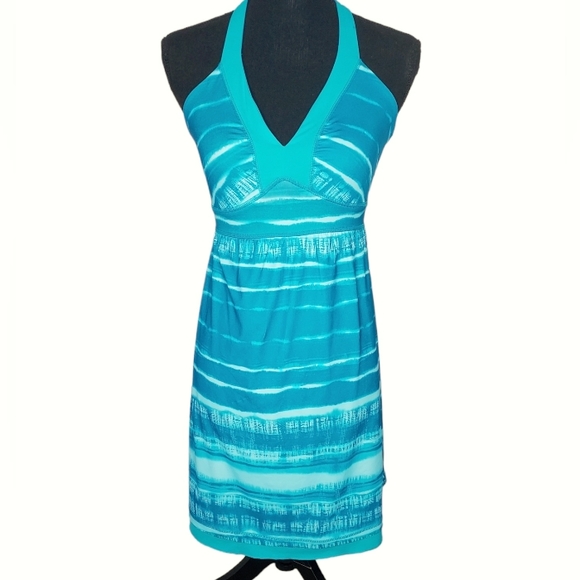 The North Face Halter Top Empire Waist Tie Dye Dress Size Small - Picture 1 of 11